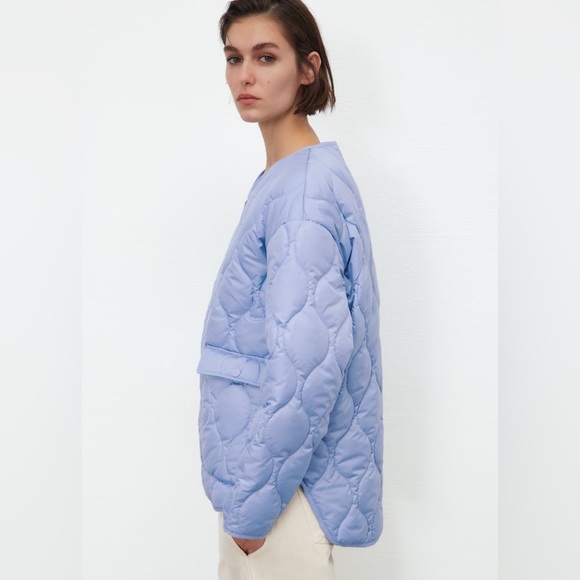 NWT Zara Oversized Quilted jacket - Picture 9 of 13